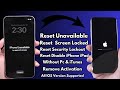 How To Reset Unavailable|Screen-Locked|Disable|Security-Lockout iPhone Without Pc! Remove Activation