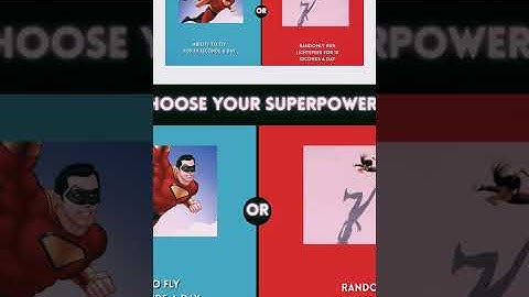 Click here to choose your superpower! #superpower