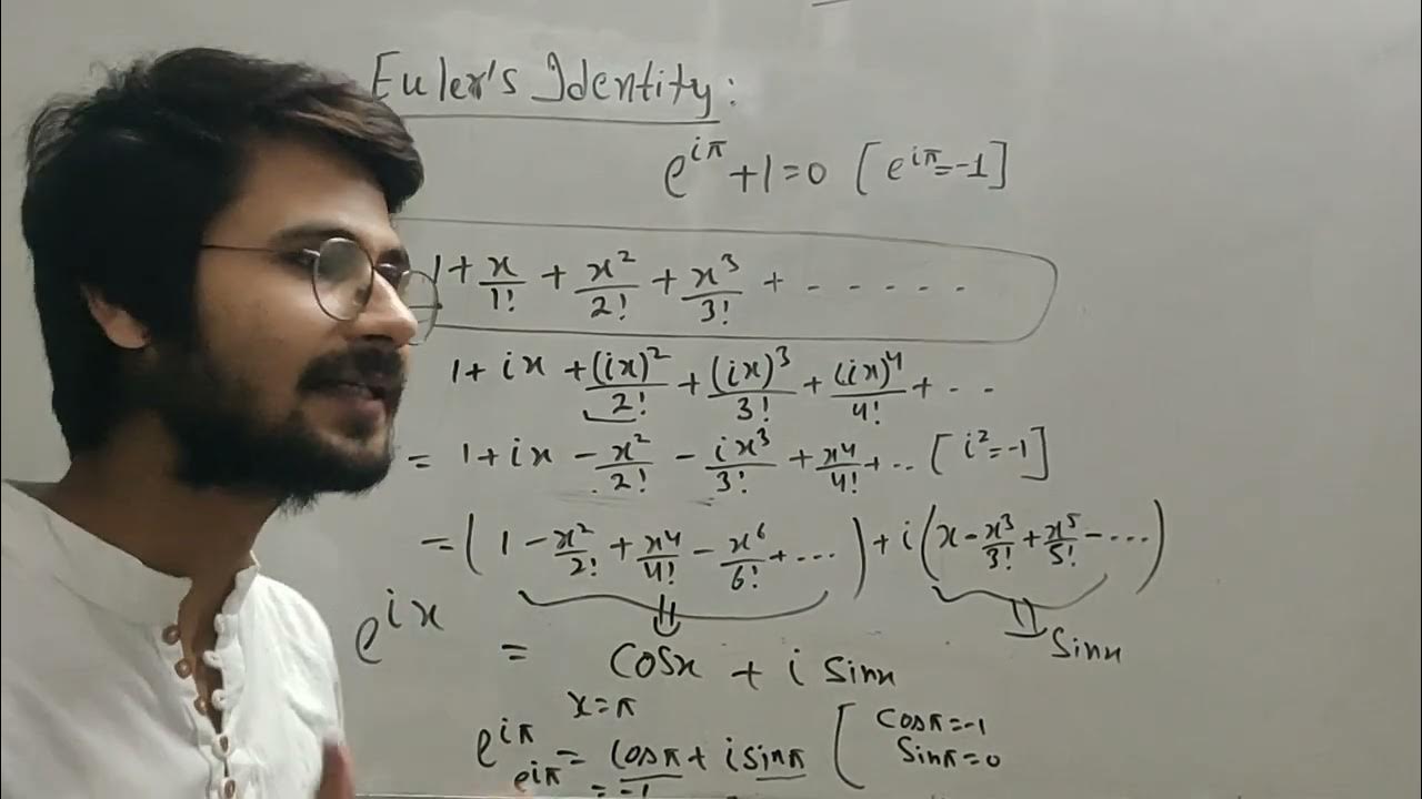 MOST BEAUTIFUL EQUATION IN MATHEMATICS 🎯 - YouTube
