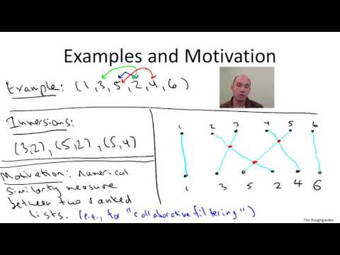 011 3 1 On Log N Algorithm For Counting Inversions I 13 Min