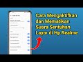 Cara Mengaktifkan dan Mematikan Suara Sentuhan Layar di Hp Realme