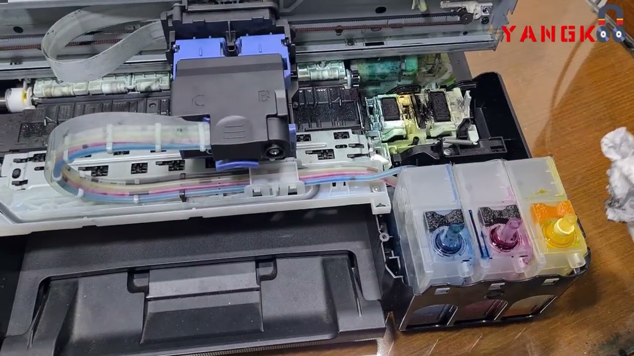 Tinta Tidak Keluar Printer Canon G1730 | Service Cartridge Printer Canon G1730