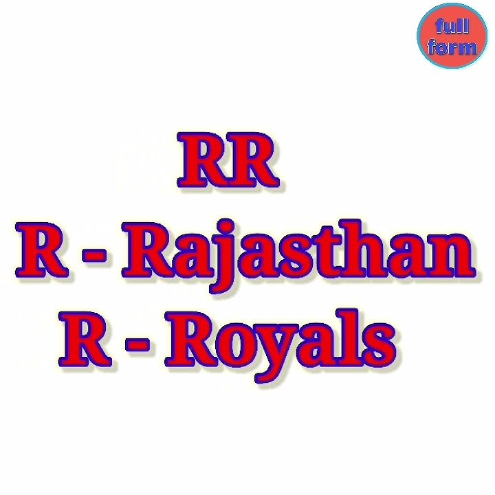 What Is The Full Form Of RR In IPL RR By what-is-the-full-form-of-rr-in-ipl-rr-by