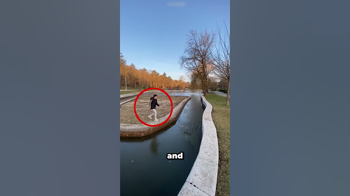 Don’t jump onto thin ice by mistake 😮