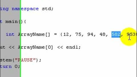 C++ Tutorial 10: Arrays!