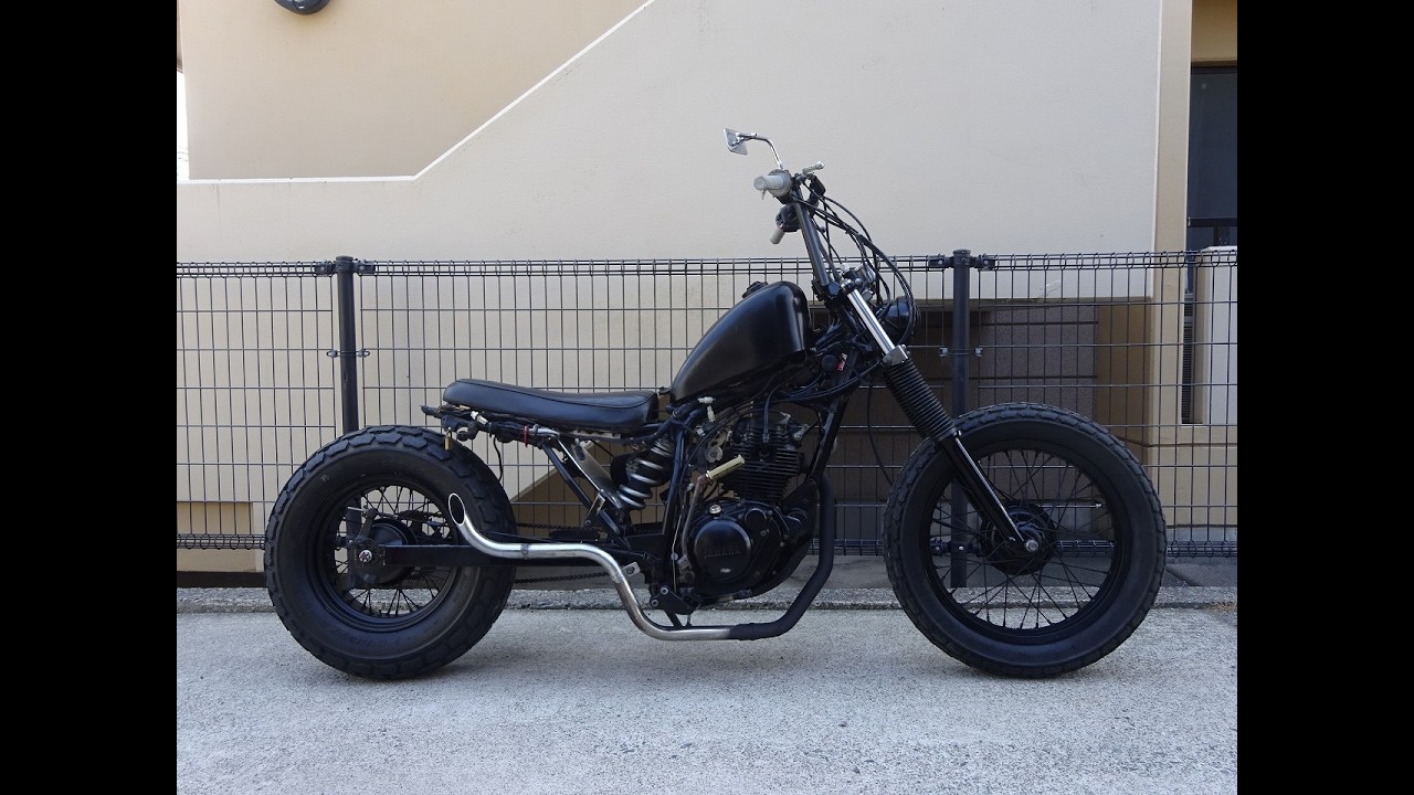 TW225 (DG09J-010) Engine Start-Up Video - Long Swingarm Chopper