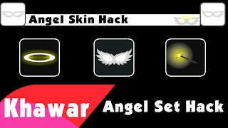 Stick Run - Angel set hack ( halo , wings, magicwand ) wearing 2015