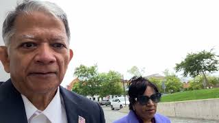 IMG 3157 Aruna & Hari Sharma from Car Park walk to Best Western Hotel Royal Holstebro, Aug 31, 2025