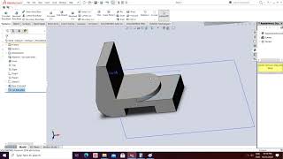 Solidworks Tutorial  Video#004  3D Modelling Exercice 2