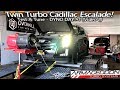 Test & Tune Dyno Day #1 - Armageddon Twin Turbo Cadillac Escalade - Stock Exhaust  (Video 8)