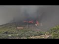 Σε εξέλιξη τα πύρινα μέτωπα σε Κερατέα και Βίλια