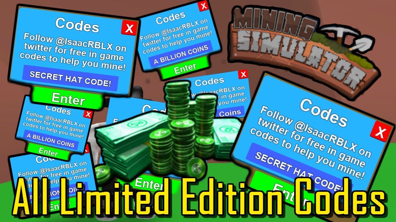 ALL CODES In Mining Simulator YouTube