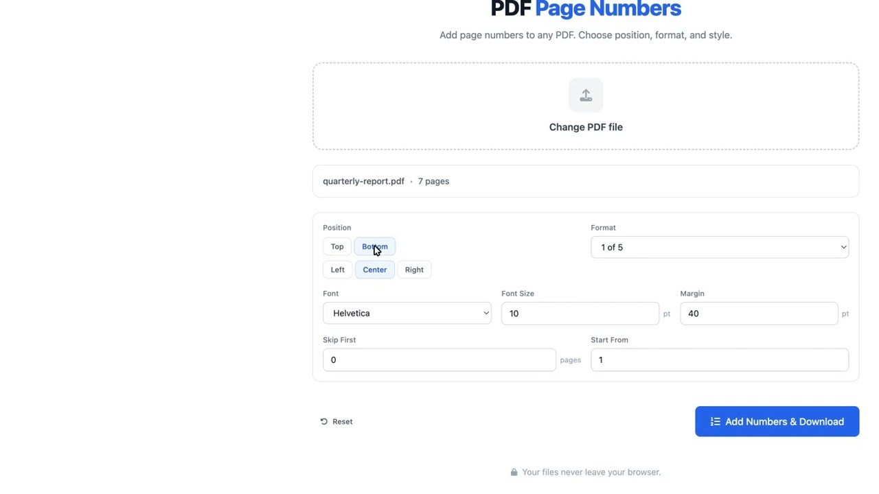 Watch the video: How to Add Page Numbers to a PDF — Free, No Upload