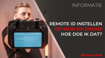 How do I set up a Remote ID on my DJI Drone?
