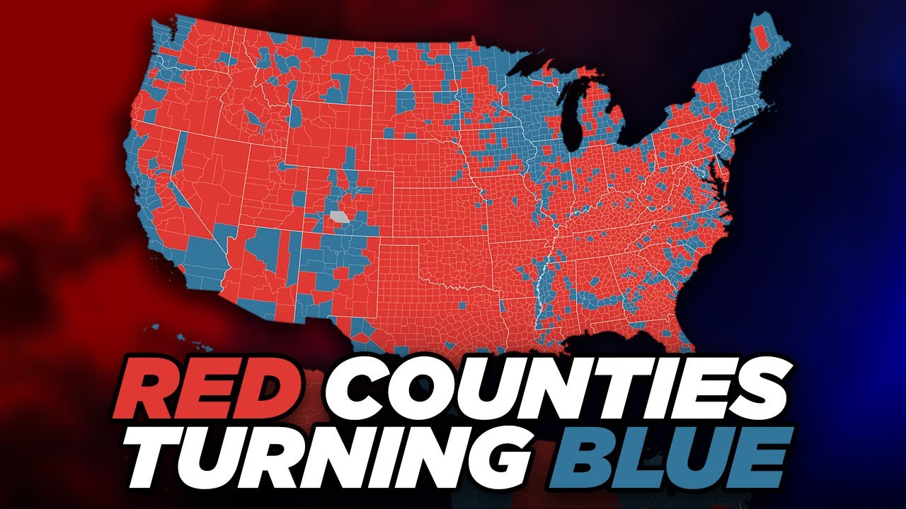 ‘Red’ Counties And States Have Gotten ‘Bluer’ Since Pandemic Started