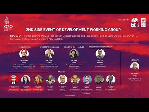 2nd Side Event of G20 Development Working Group: Side Event I