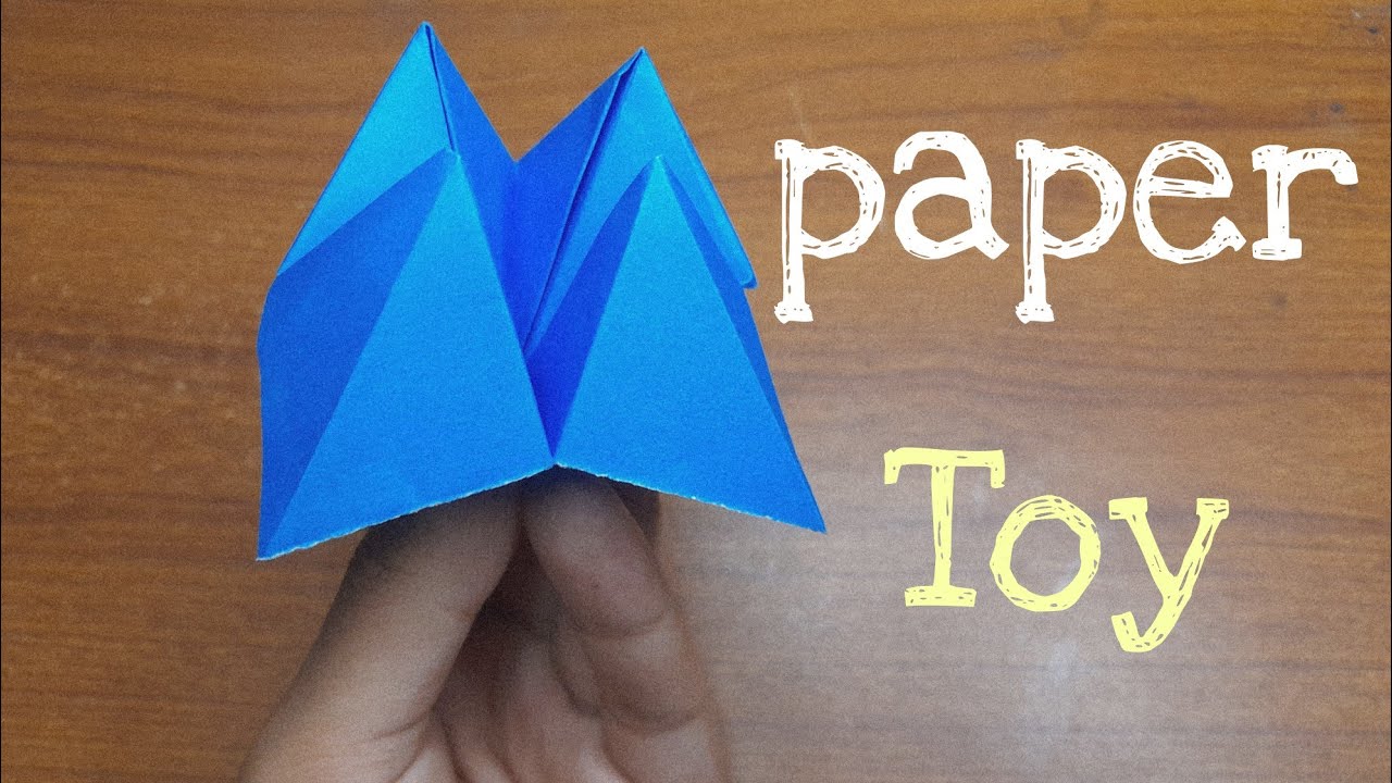 How to make a paper moving flexagon. - YouTube