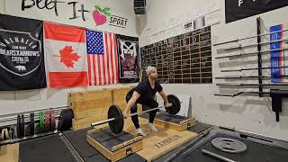 Below Knee Block Snatch
