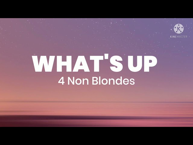 4 Non Blondes-What's Up (Lyrics) class=