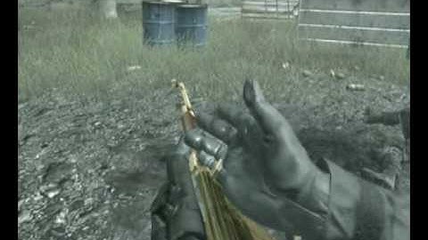 Call of Duty 4 Slow Motion Reload all Gold Weapons + RPG : )
