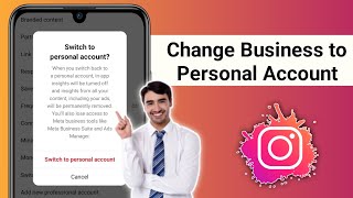 How To Change Business to Personal Account In Instagram (2024)