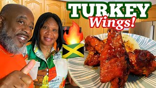 How to make DELICIOUS Sesame Honey Glazed Turkey Wings! | Deddy's Kitchen