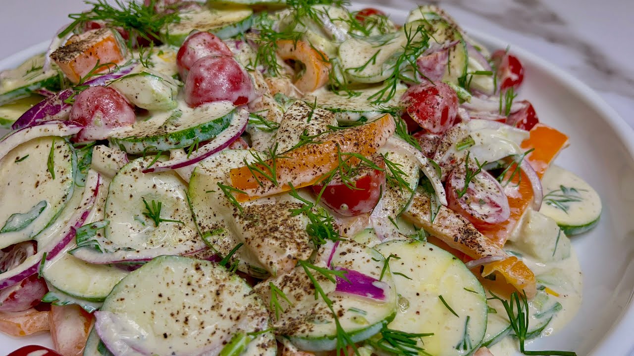 How to: Creamy Zucchini Salad Recipe