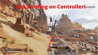 How to TAP STRAFE (Flick Strafe) on CONTROLLER in Apex Legends Season 9!