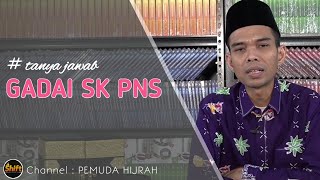 Apakah menggadaikan SK PNS di Bank termasuk Riba - Ustadz Abdul Somad LC MA