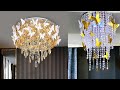 DIY chandelier idea | glam decor | home decorating ideas | Craft Angel