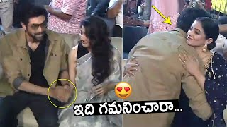 Priyamani Hugs Rana Daggubati Sai Pallavi Virata Parvam Pre Release Tu Cinema
