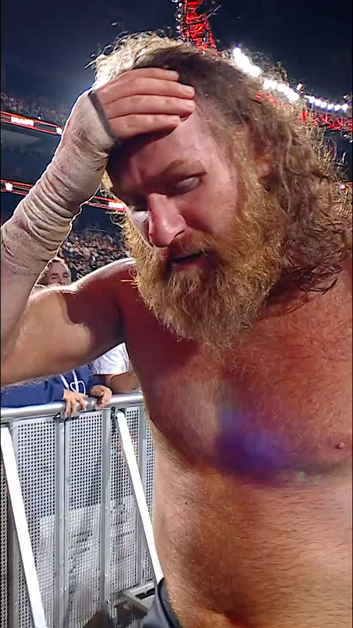 Sami Zayn is going through it right now... ?