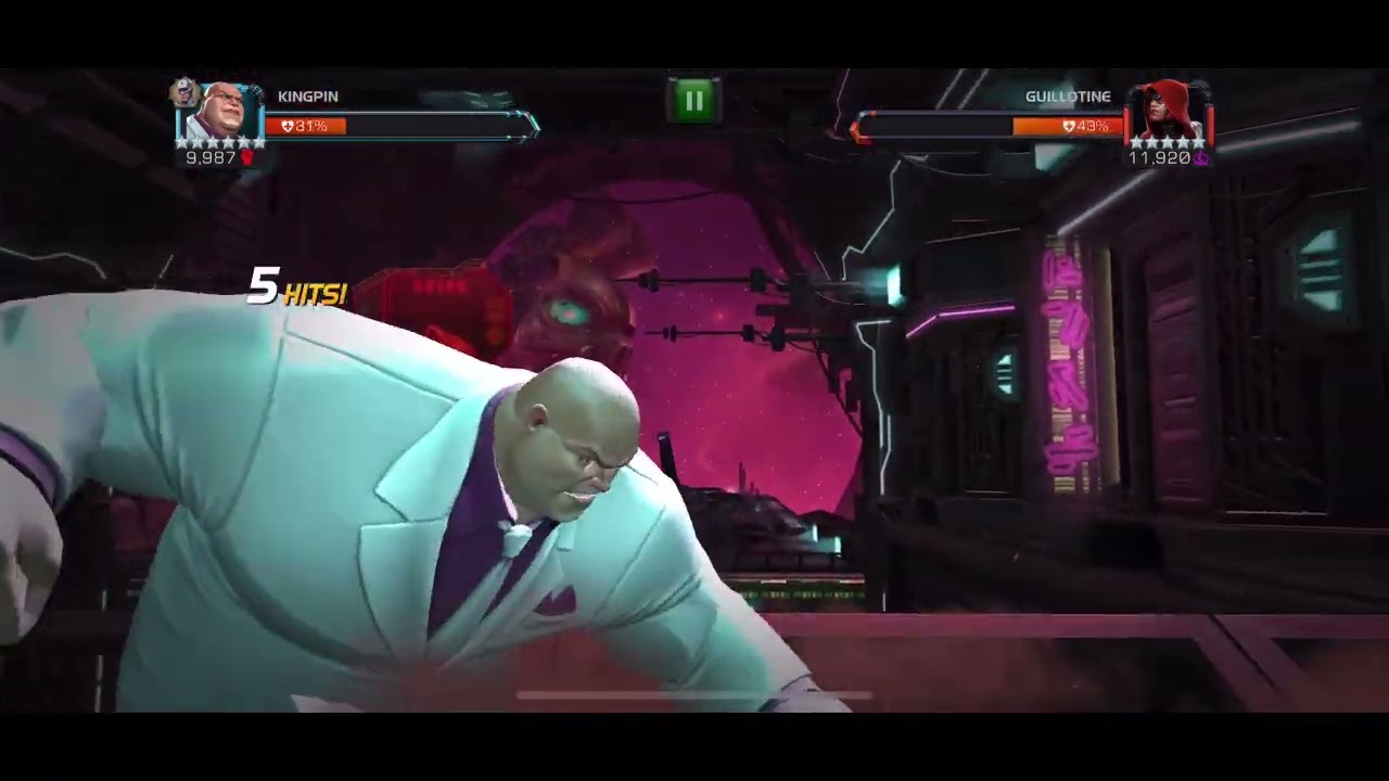 Kingpin’s Max power (Very effective)