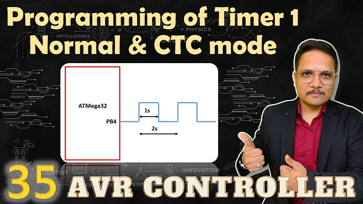 [Solved] AVR Timer Programming : CTC mode vs. Normal mode | 9to5Answer