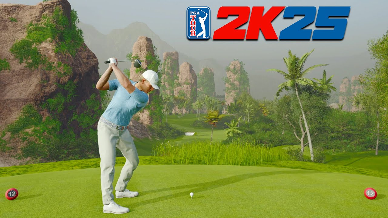 У нас был матч на поле Chasm Fantasy | PGA Tour 2K25