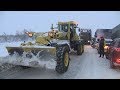 Из-за снегопада на трассе Сызрань - Саратов – Волгоград разворачивают мобильные пункты обогрева