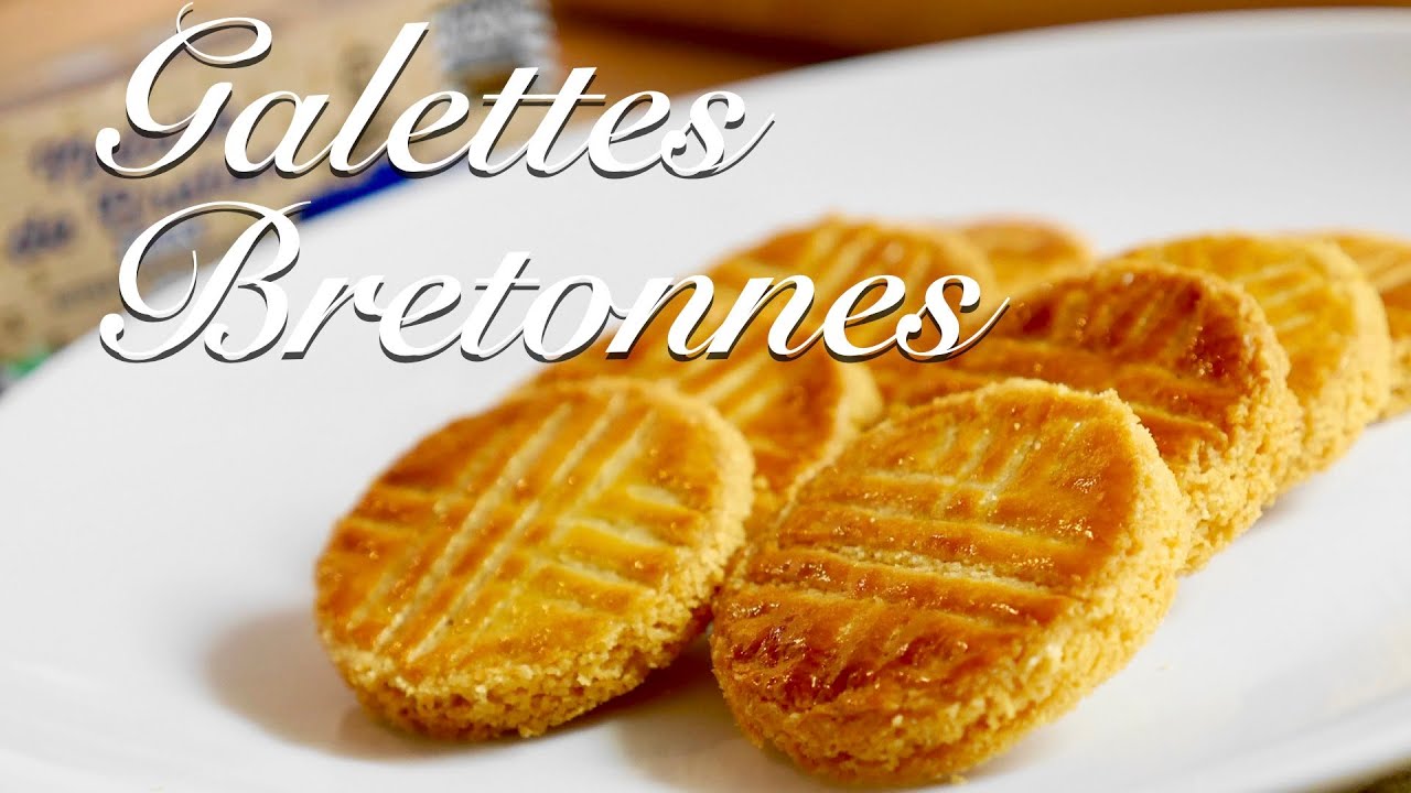 【Galettes Bretonnes】バターの豊かな香りとサクサクした食感がクセになるブルターニュ地方の伝統菓子ガレットブルトンヌ/french pastry recipes