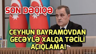 SON DEQIQE ! XİN-dən gecəylə təcili açıqlama! xeber , xeber 2024