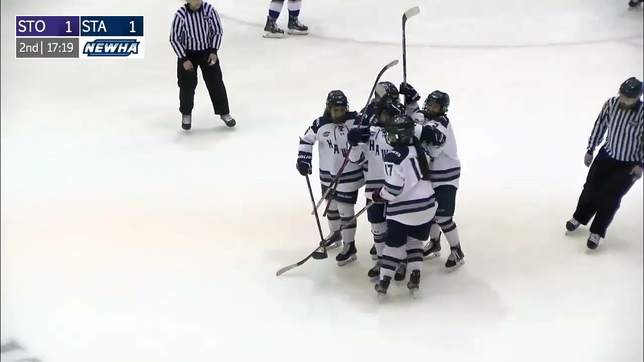 March 1, 2023 Women's ice hockey advances to NEWHA championship game