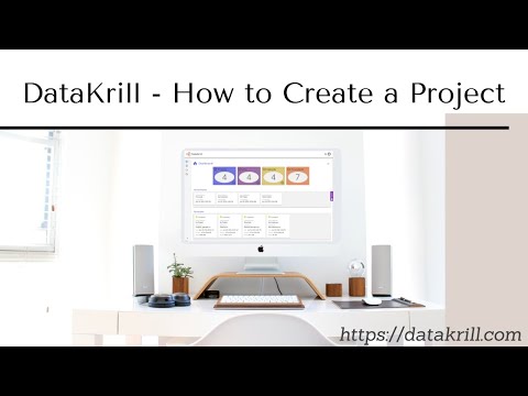 DataKrill - Create your first Project