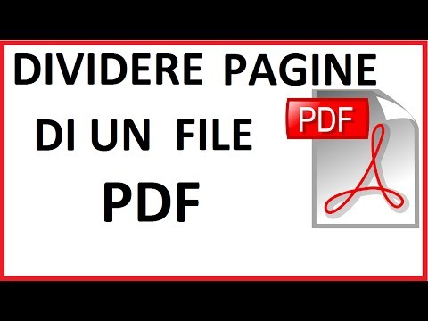 come dividere le pagine di un file pdf online senza scaricare programmi | salvare alcune pagine pdf