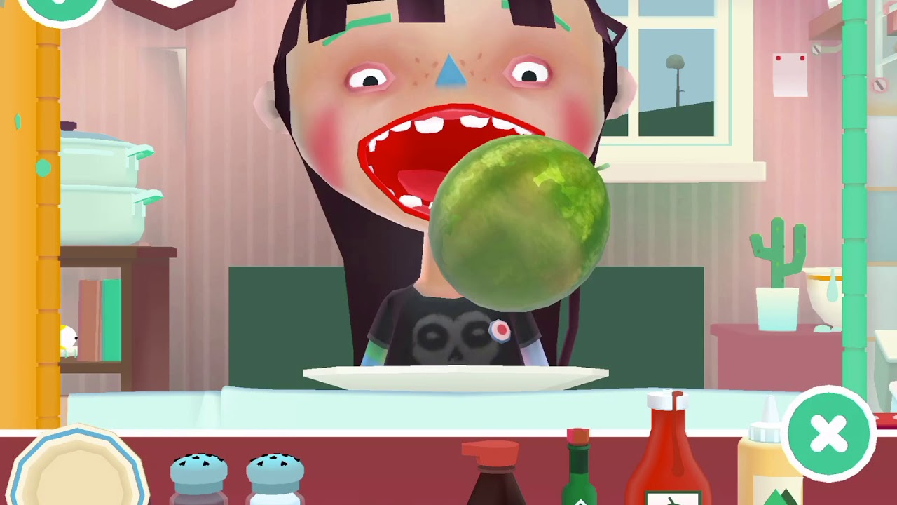 How to make the girl at Toca kitchen pass out - YouTube