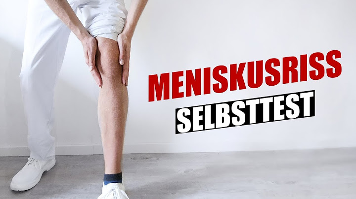 Meniscus Test | Meniscus Tear Self-Test