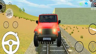 Modified Mahindra Thar Amazing Railway Track Driving | Android Gameplay | Tiger Gameplay