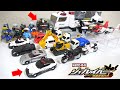【🚨全種類のジョブレイバーと合体!?】🐕ギガントポリスブレイバー&🚧ショベルカー&🚓パトカー&🚒消防車&🚑救急車&🚗覆面パトカー&🏍白バイ&🏍黒バイ&🚁ドクターヘリ&🚁消防ヘリ&🚚清掃車