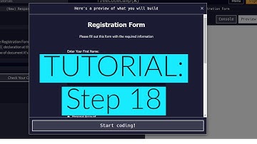 freeCodeCamp | Learn HTML Form: Step 18