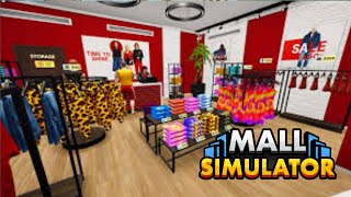 mall simulator gameplay opened my new city mall gameplay 1080