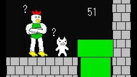 Can you Enter the 51 Pipe in Level 4? (Syobon Action Hacks)