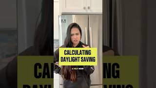 Calculating Daylight Saving