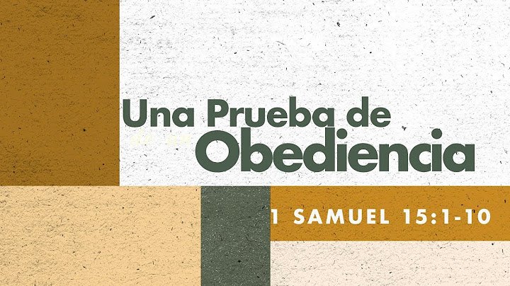 23 - Una Prueba de Obediencia (parte 2)  -  1 Samuel 15:7-9  -  2017-08-20  -  Julio Contreras